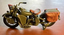 Maisto 1:18 1942 Harley Davidson WW2 Flathead Military Bike (Motorcycle)