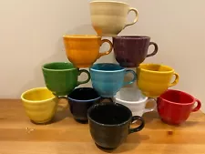 Fiesta Homer Laughlin 2-3/4" Coffee Tea Cups Banded, Select Your Color