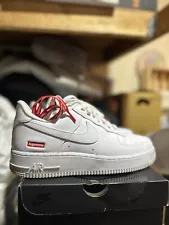 Nike Air Force 1 x Supreme Low Box Logo - White 9.5