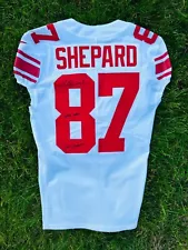 2020 NY Giants Sterling Shepard Game Issued Signed and Inscribed jersey size 38