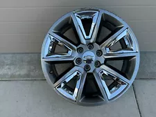 22" CHEVROLET TAHOE SILVERADO LTZ BOSS RST 6X5.5 OEM FACTORY STOCK WHEEL RIM