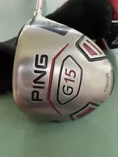 Ping G15 Driver 10.5 RH Stiff Ping TFC 149 Shaft incls. Head Cover