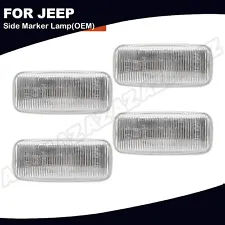 For 10-18 Dodge RAM 2500 3500 Dually Clear Lens Front Fender Side Marker Lamps