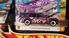 Hot Wheels **SUMMER SALE** - Datsun Bluebird Wagon, Purple, S/Card. NEW!