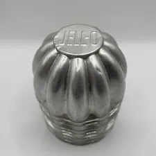 Vintage Jell-O Branded Aluminum Jello Molds Tart Tins Fluted Set of 8