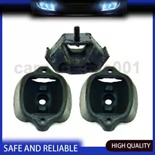 For 1986-1991 Mercedes-Benz 560SEL 5.6L Front Rear Engine Motor Mounts 3PCS (For: 1991 Mercedes-Benz 420SEL)