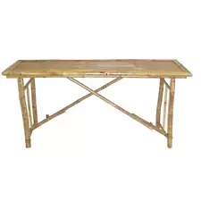 Bamboo54 5202 Long Table Natural Bamboo