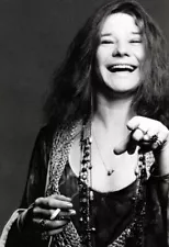 Janis Joplin Poster, Flower Child, Blues Singer, Hippie, Psychedelic Rock Legend