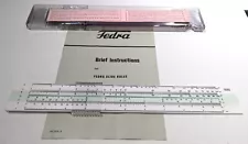 Fedra Log Log Closed Duplex Slide Rule - 1968 New Old Stock - Never Opened