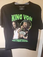 King Von What It Means To Be A King Rap Style Hip Hop Shirt Large