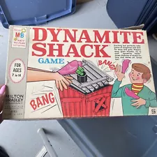 Vintage 1968 Dynamite Shack Game Milton Bradley Co No. 4985 Complete