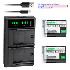 Kastar Battery LTD2 USB Charger for Nikon EN-EL15 MH-25 Nikon D7200 DSLR Camera