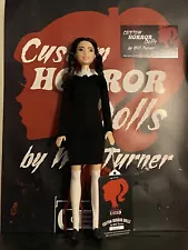 SALE! Wednesday Addams CUSTOM HORROR DOLL The Addams Family OOAK