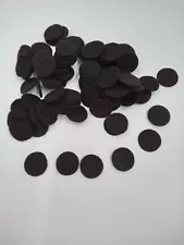 100 pcs black felt circles patches 1 inch Appliques Die Cut Great for crafts