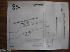 Crosman 1400 Reseal Seal Repair Kit With Exploded View - Parts List & Guide