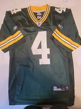 Reebok Green Bay Packers Brett Favre Jersey - Color Green - Size Medium