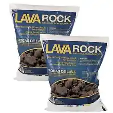 Mr. Bar-B-Que Lava Rock for Gas Grills and Gas Fire Pits, 12 Lbs