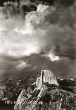 1947/80 Vintage ANSEL ADAMS Landscape Yosemite Half Dome Storm Sky Tritone Photo