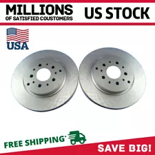 For Maserati Quattroporte Rear Brake Rotors Smooth 2pcs Hot Sales !