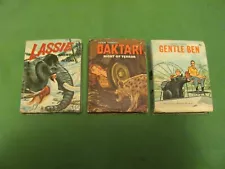 LOT OF 3 VINTAGE BIG LITTLE STORY BOOKS. USA.