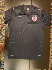 2013 USA SOCCER CENTENNIAL JERSEY BLACK NIKE XL