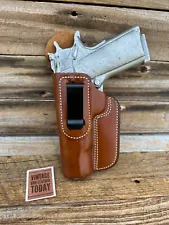 Brown Leather Azula IWB Holster For Colt 45 1911 5" Government Model