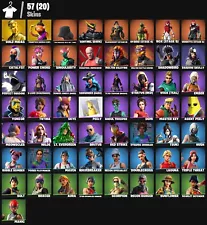 (57) Gold Midas, Fishstick, Deadpool, Agent Peely, Catalyst, Demi, Postcard