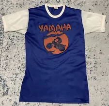 Vintage Yamaha Dirt Bike Mesh T-shirt Youth Size XL