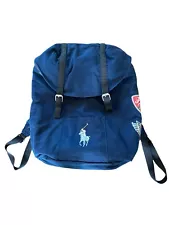 RALPH LAUREN FRAGRANCES Men's Pony World of Polo Backpack Travel Bag, NAVY BLUE