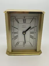 Vintage Tiffany And Co Portfolio Desk/Mantle Clock