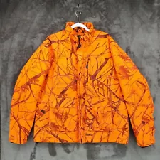 DeWalt Heated Gear Jacket Size XL Blaze Orange Camo Hunting Full Zip 12v/20v