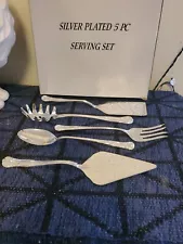 5 Piece Silver Plated Serving Set