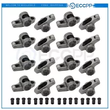 For Chevy 400 350 327 305 Studs Stainless Steel Roller Rocker Arm 1.6 Ratio 3/8"