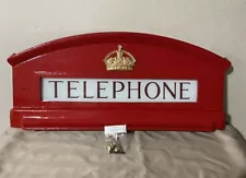 British Red Telephone Booth Top Dome w/hardware Kit