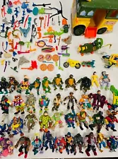 Teenage Mutant Ninja Turtle TMNT FIGURE ACCESSORIES WEAPON PART 80-90s HUGE LOT!