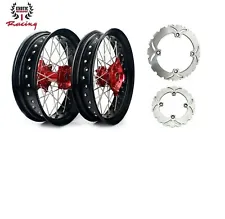 Supermoto Wheels Set & Rotors For Honda XR650l XR 650 L 17 inches 1993-2022