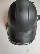 Leather Fiberglass Adjustable Horse Riding Helmet Helmet