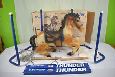 Vintage Flexible Electronic Spring Horse THUNDER Ride On Toy WORKS BEAUTIFUL