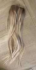 Lt Blond+honey weft human hair extensions sew in (wore x 5 mos…Great Condition!)