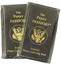 Penny Passport Souvenir Elongated Penny Collection Book 2 Albums Deal New Gift