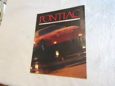 Vintage 1989 Pontiac Grand Prix Firebird Grand AM 6000 New Car Sales Brochure