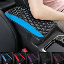 1x PU Leather Car Armrest Box Center Console Cushion Pad Mat Cover Accessories (For: 2018 Volkswagen Golf Alltrack)