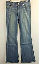 NEW Rock & Republic Skynard Womens 27 Distressed Denim Blue Jeans NWT