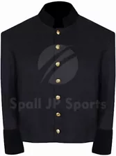 Civil War Navy Blue Shell Jacket With Black collar & cuff Handmade