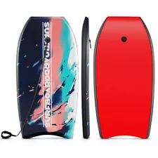 33/37/41 Inches Lightweight Body Board Boogie Board with EPS Core XPE Deck HDPE