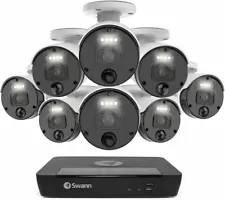 *NEW* Swann Master 4K 8 Channel Home Security Camera System, 2TB NVR, 8 PoE IP