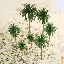 15Pcs Multi Sizes Coconut Palm Trees For Railway Layout DIY HO O N Z Scale