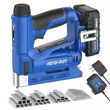 20V Cordless Brad Nailer Drive 5/8'' Nails, 2 in 1 Staple Gun Nail Gun Batter...