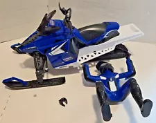 Kidztech Yamaha SR Viper Snowmobile R/C Toy w/ Rider Battery NOT WORKING