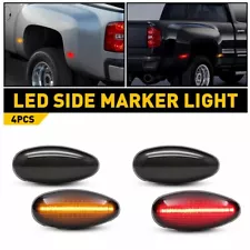 Dually Bed Side LED Marker Light For 2001-14 Silverado Chevy GMC 2500HD 3500HD